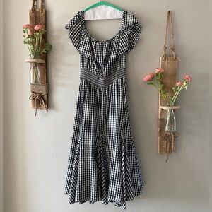 Gingham Maxi Dress SIZE XL